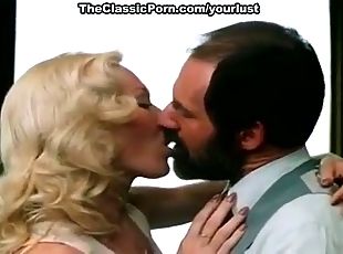 Sexalicious blonde MILF Jessie St James fucks Aaron Stuart in hell arousing retro porn clip